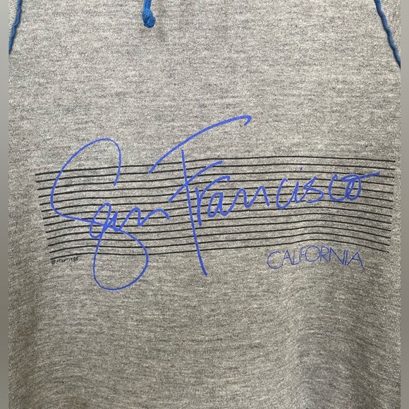 Vintage 1980’s San Francisco Hoodie Size XL - Picture 3 of 5